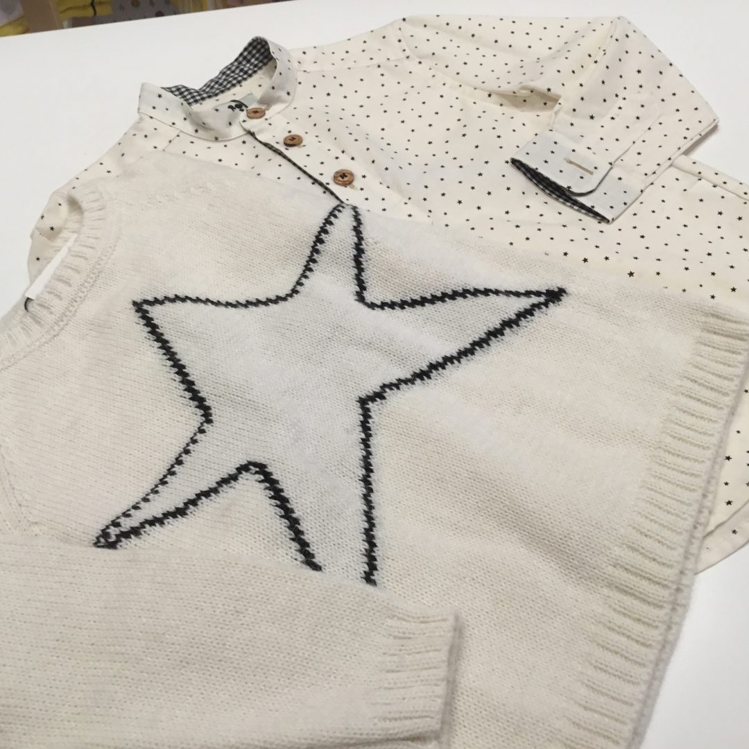 Jersey de punto de niño Stella de la Martinica, jersey de punto crudo con  dibujo de estrellas de la Martinica