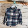 Camisa polera niño cuadro tartán de Mon Petit